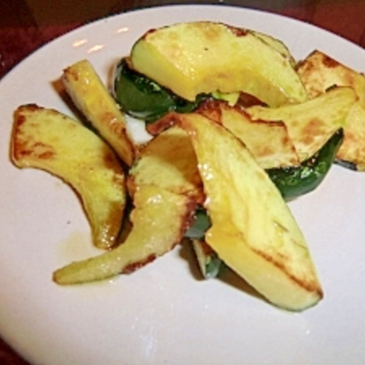 お弁当のおかずにも 簡単かぼちゃスライス焼き レシピ 作り方 By Kotatsu 楽天レシピ